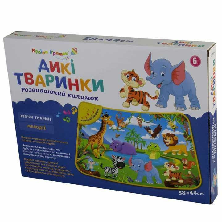 

Музыкальный коврик Страна игрушек "Певчий двор" дикие животные 782-U
