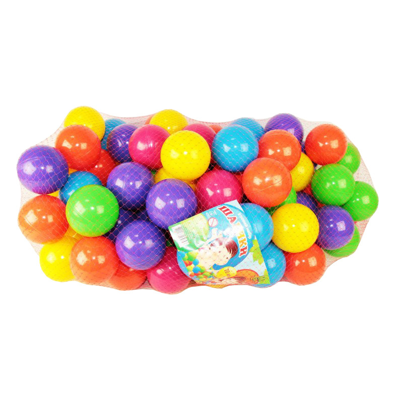 

Шарики MToys 17102 для сухих бассейнов, 74 мм 100 шт в сетке