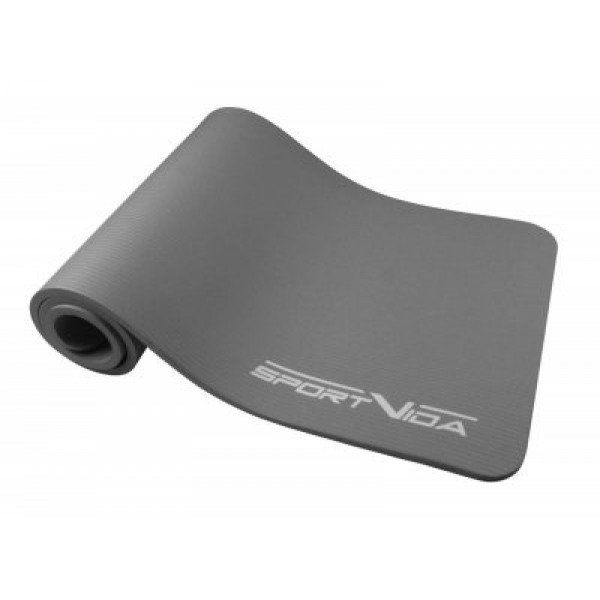 

Коврик мат для йоги и фитнеса SportVida Original Pro Nbr 1 см Grey 180 х 60 х 1 см (SKL41-238095)