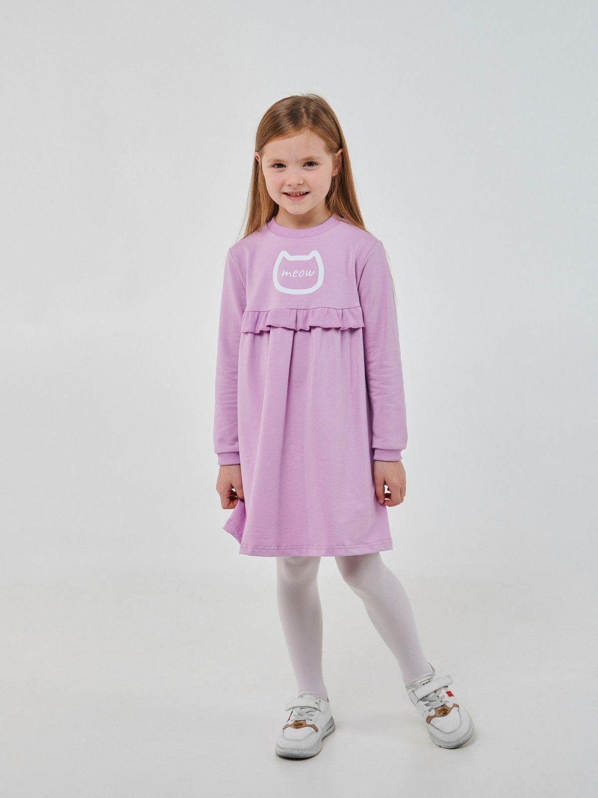 Акція на Дитяче плаття для дівчинки Smil Весняний настрій 120373 92 см Лілове від Rozetka