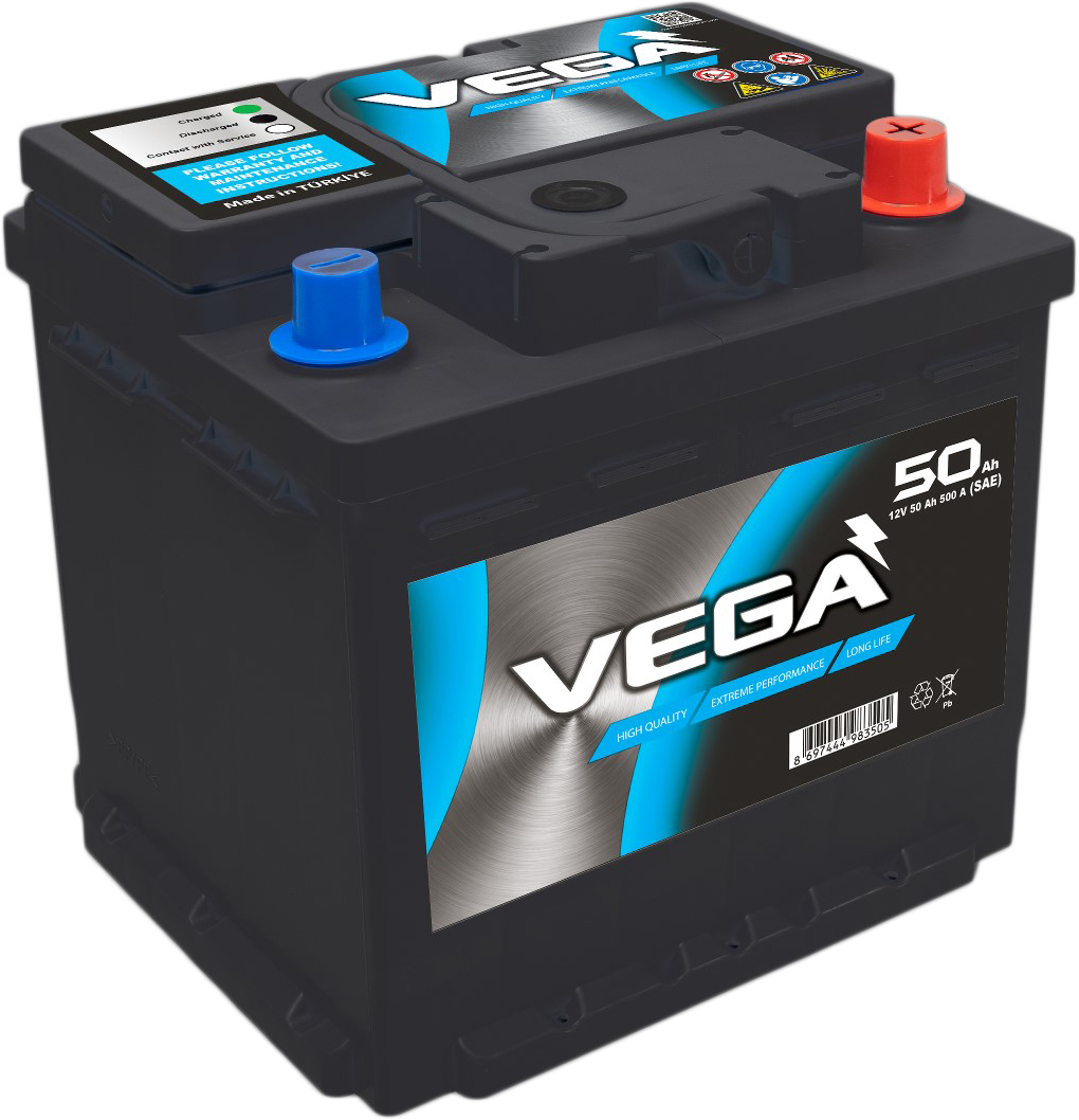 Аккумулятор VEGA Black 50ah 500A L+ (+/1) (VBL1.505001) – низкие цены ...