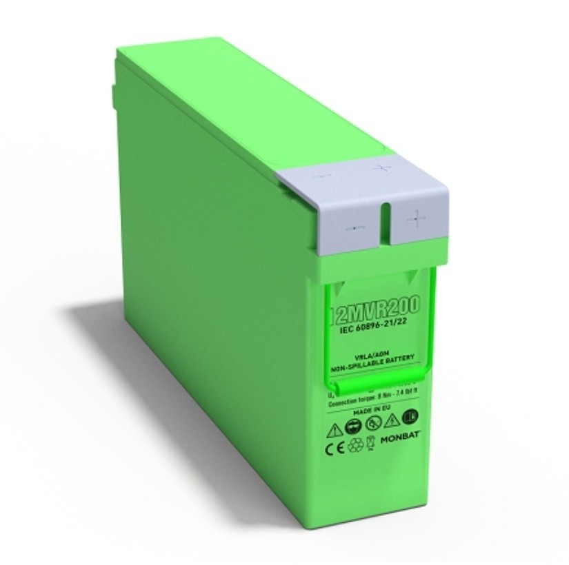 Аккумулятор гелевый Terminal Frontal VRLA AGM Battery Monbat 12MVR200 ...