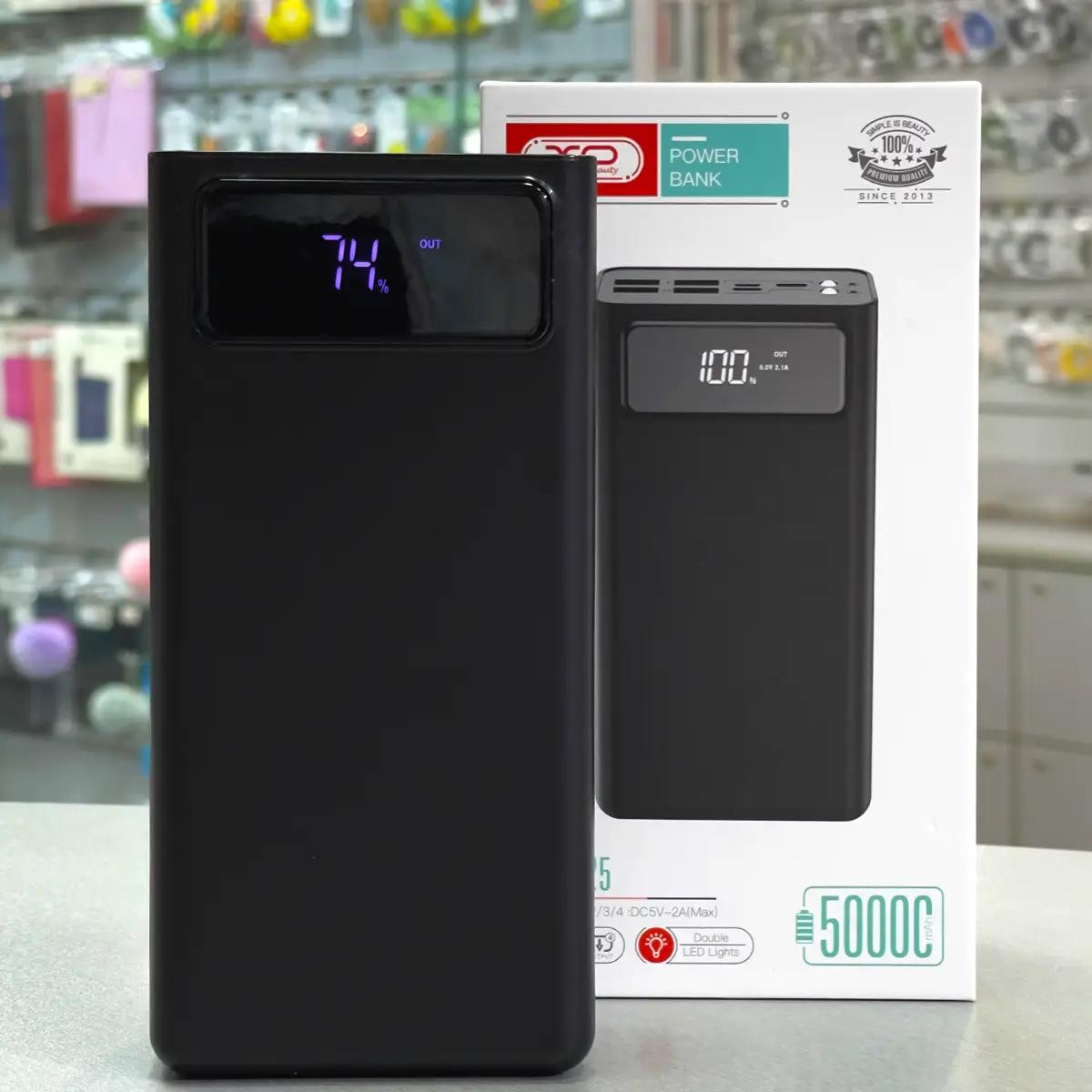 Повербанк Power Bank с фонариком УМБ XO 50000mAh мощный аккумулятор  портативное зарядное устройство 22.5Вт Digital display (3 input 4 output)  Black – фото, отзывы, характеристики в интернет-магазине ROZETKA от  продавца: LikePrix |