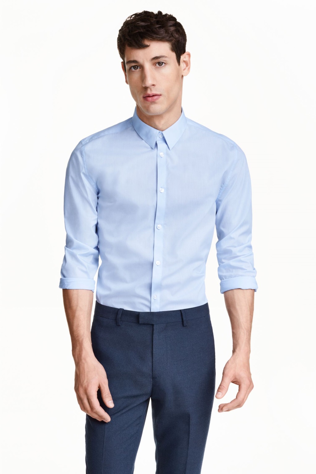 

Рубашка H&M 03402663 XS Голубая