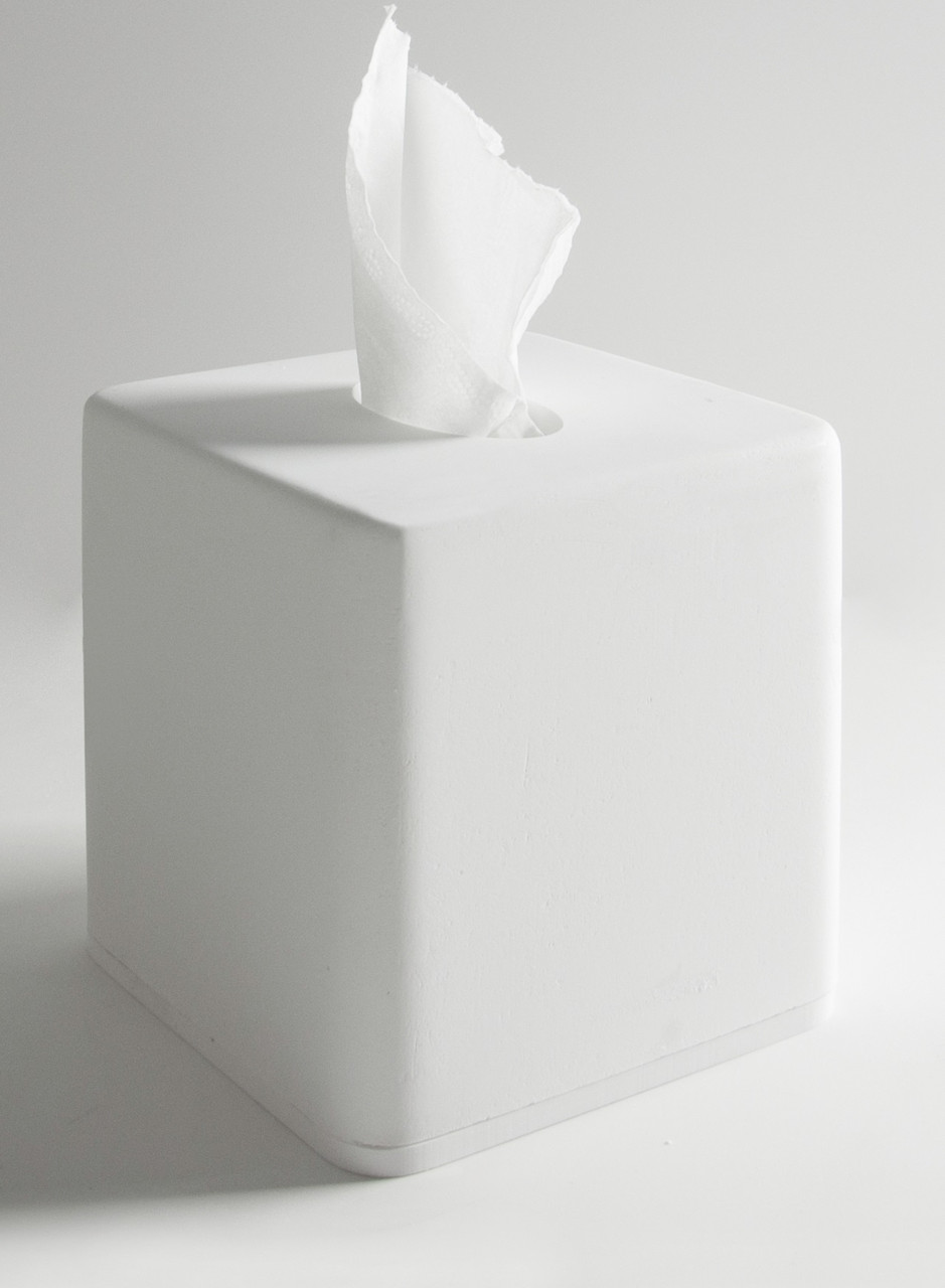 

Коробочка для салфеток 132*132*132мм каменная Solid surface