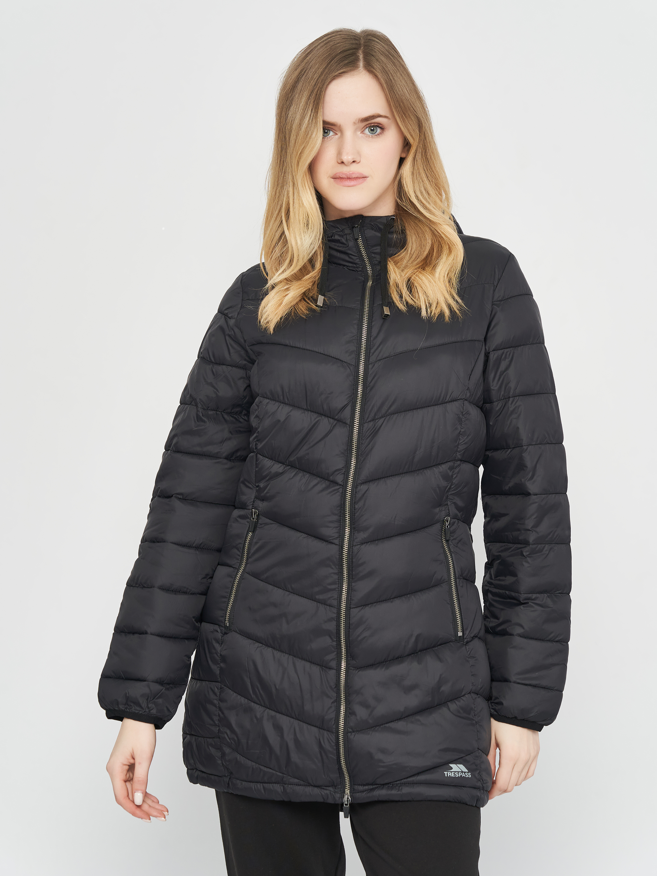 Акція на Куртка зимова довга жіноча Trespass FAJKCATR0006 XS Black від Rozetka