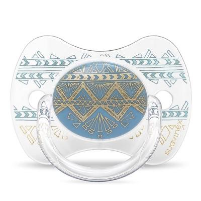 

Пустышка Suavinex Couture 4-18 мес голубая (304219)