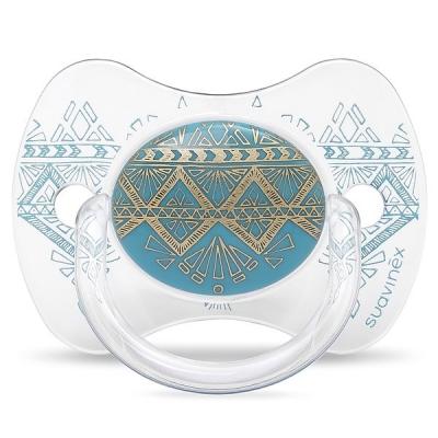 

Пустышка Suavinex Couture, 18+ мес голубая (304231)