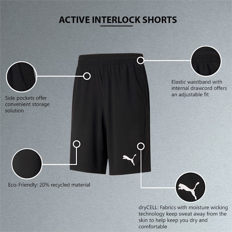 Puma active outlet mens woven shorts