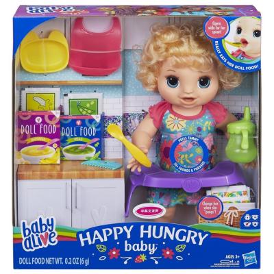 

Кукла Hasbro Baby Alive счастливый-голодный ребёнок (E4894)