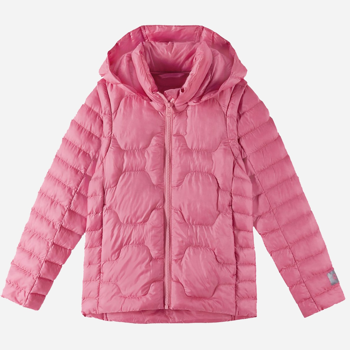 Акція на Дитяча демісезонна термо куртка для дівчинки Reima Avek 5100146C-4370 104 см від Rozetka