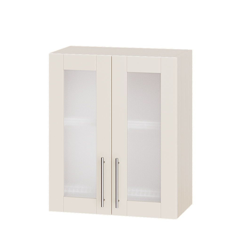 

Кухня Модерн модуль Верх Для Сушки Витрина ВВ06-600 Жемчуг Глянец - Дуб молочный 60х30х72см + сушилка для посуды