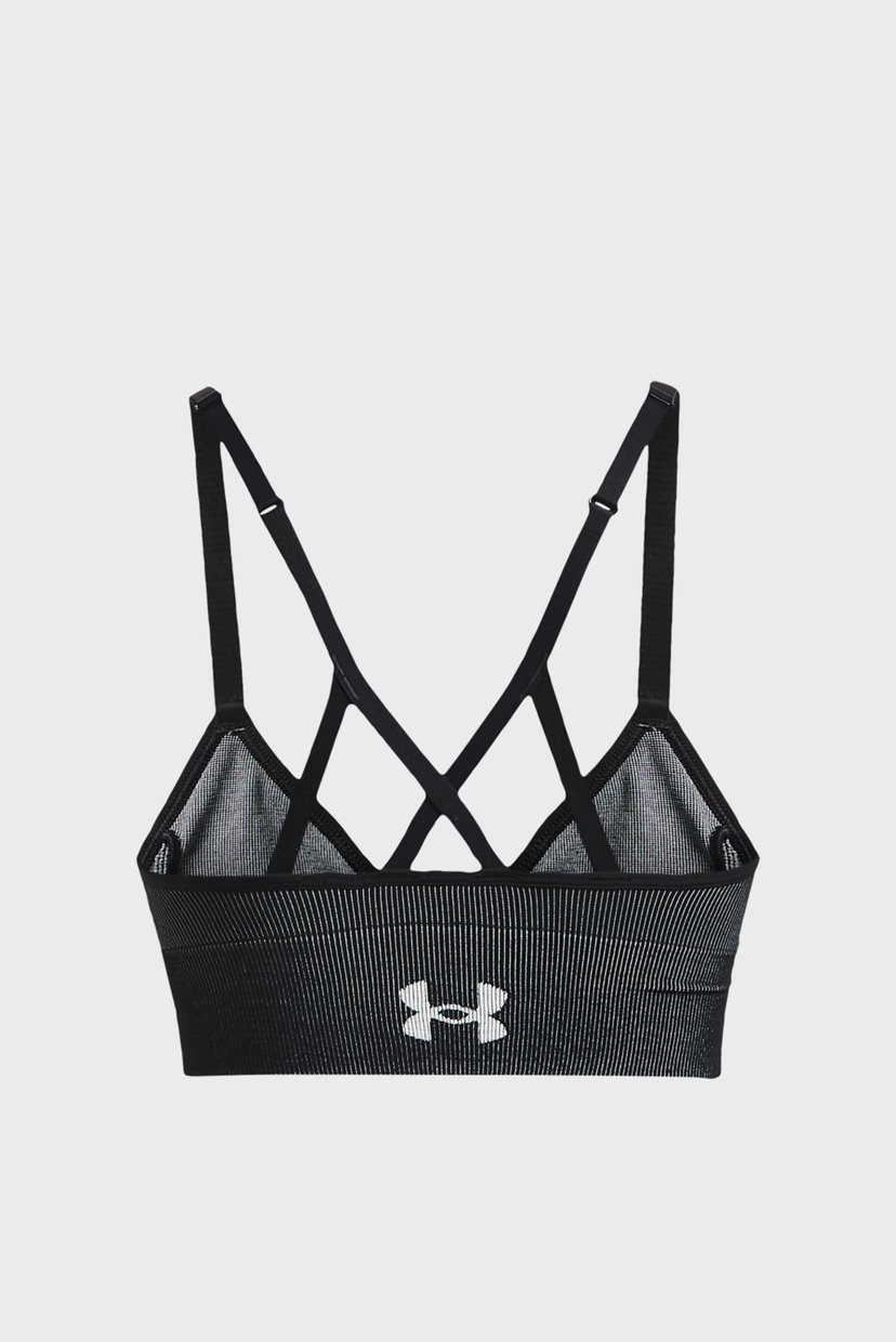 Bra Under Armour Bra Seamless Low Long Rib 1373870-001