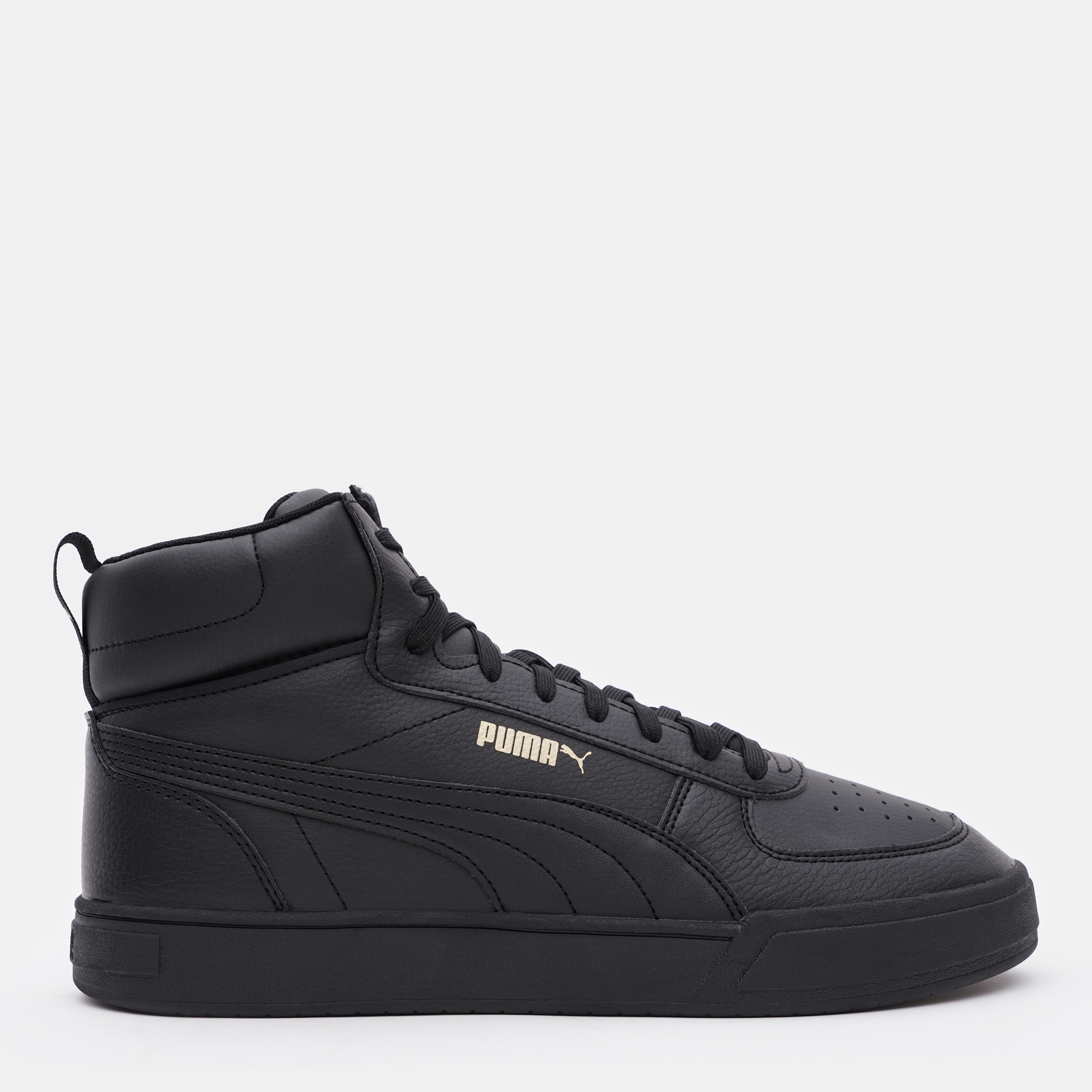 Акція на Чоловічі кеди Puma Caven Mid 38584304 41 (7.5) 26.5 см Black-Team Gold-Ebony від Rozetka