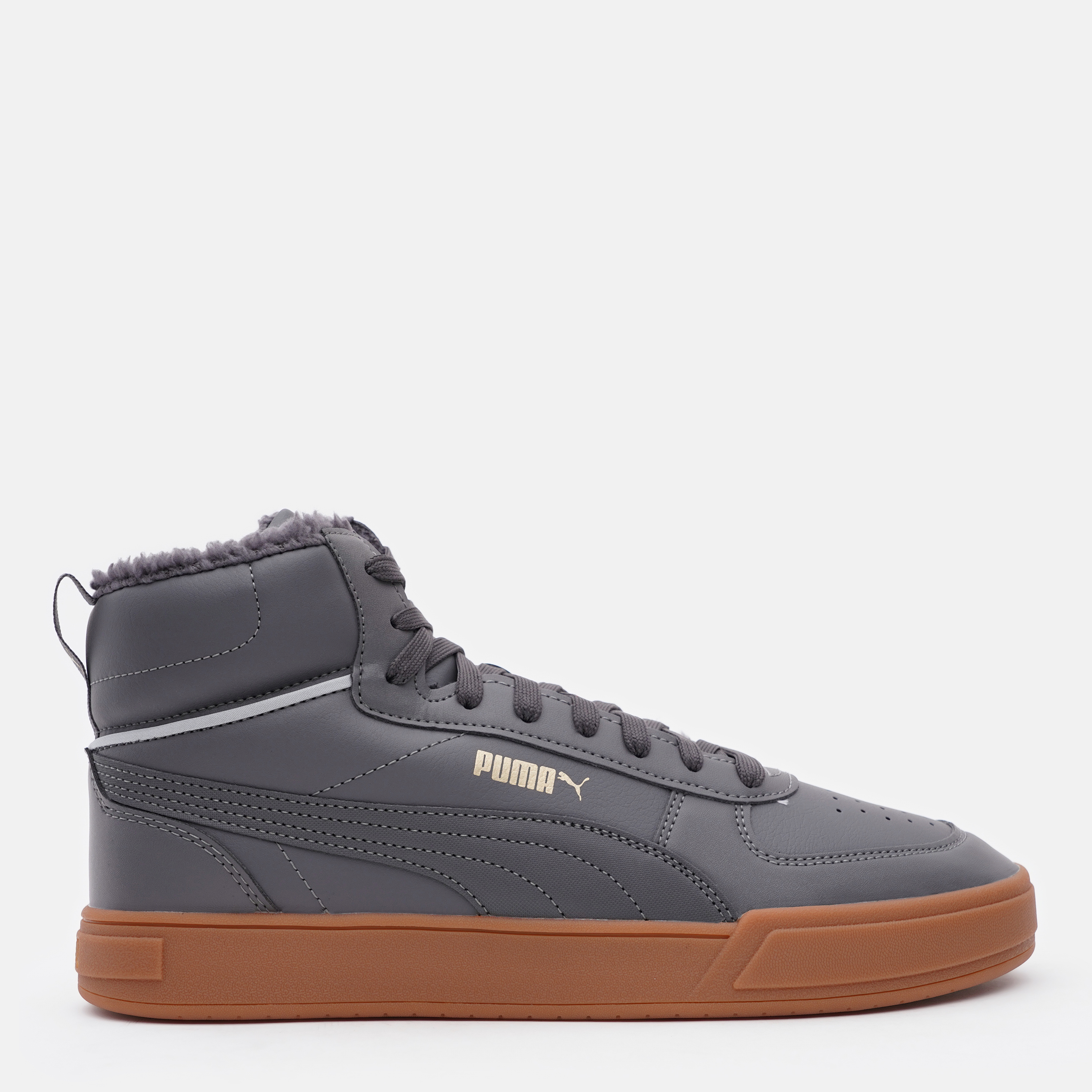 Акція на Чоловічі черевики Puma Caven Mid WTR 38584403 41 (7.5) 26.5 см Asphalt Team Gold-Platinum Gray від Rozetka