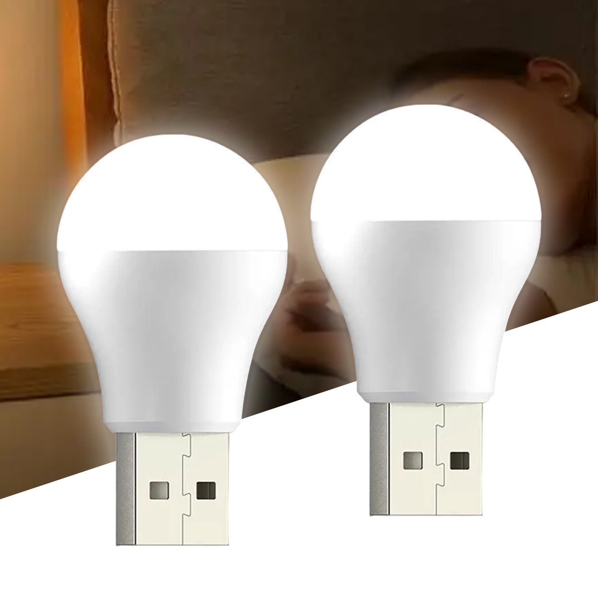 Світлодіодна лампочка USB-Лампа ліхтарик 6000К XO Y1 міні нічник для ...