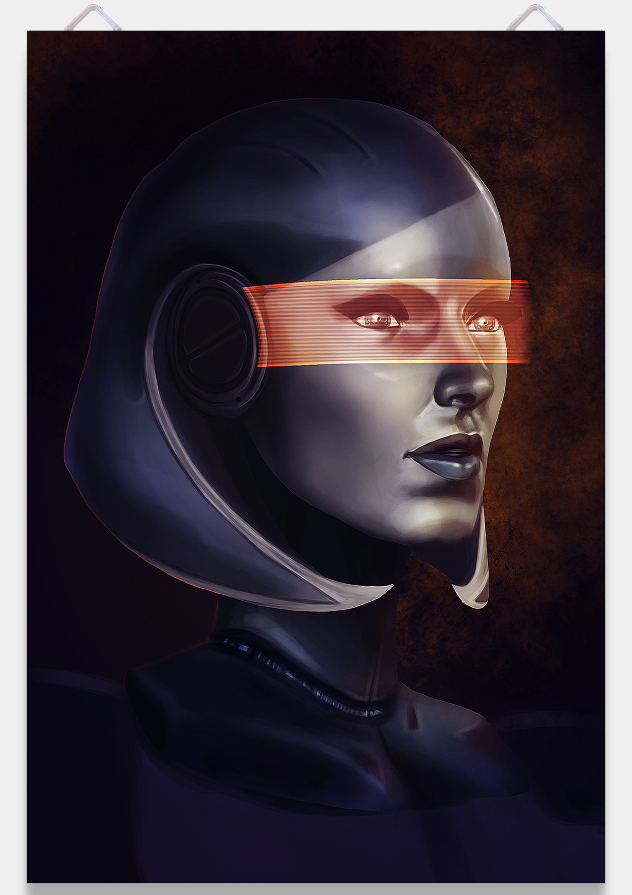 Постер плакат Let's Play ME СУЗИ EDI Mass Effect 2 Высота 61 см Ширина ...