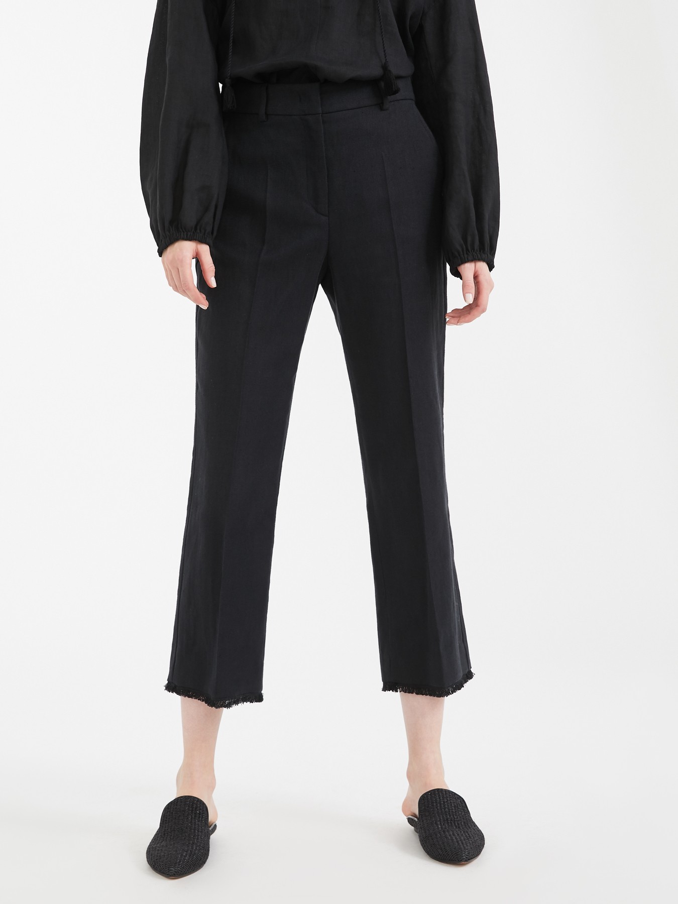 

Брюки MaxMara 44 Черные 51310901000