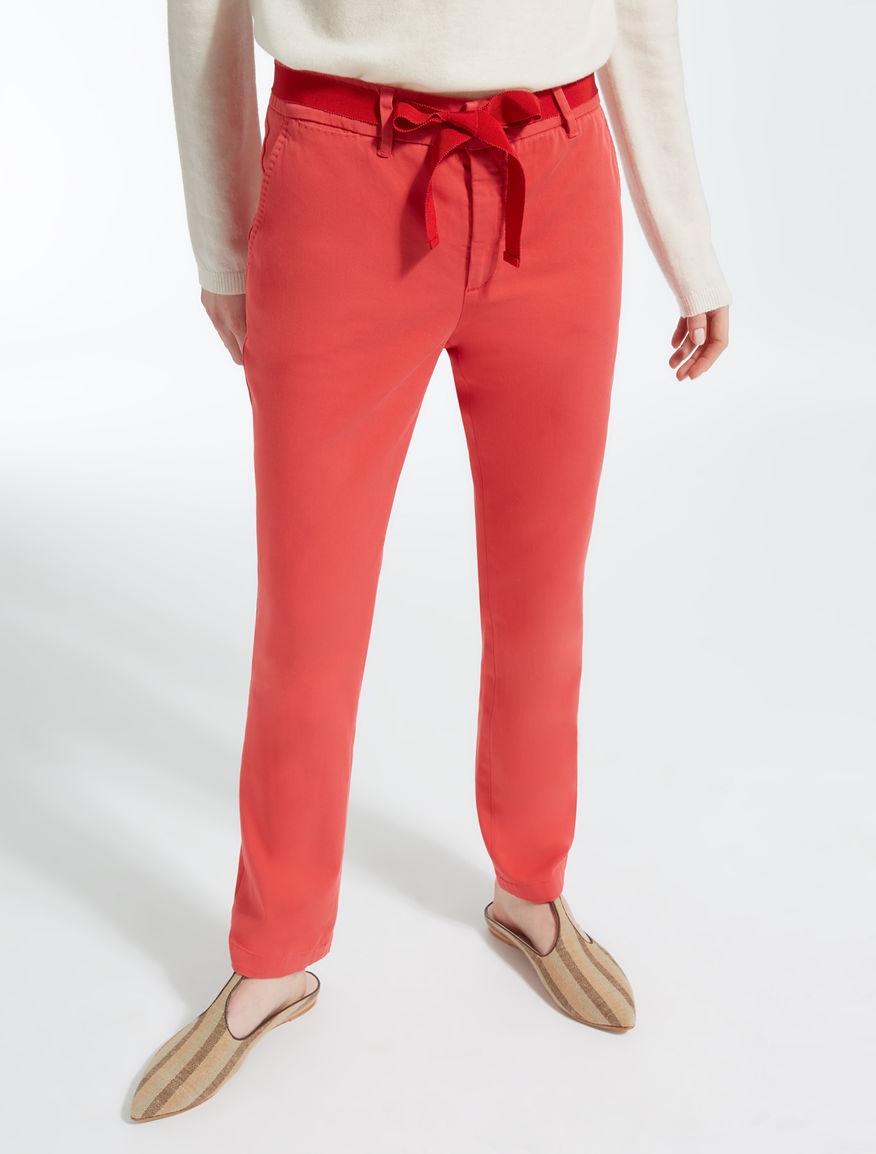 

Брюки MaxMara 46 Красные 51311387000