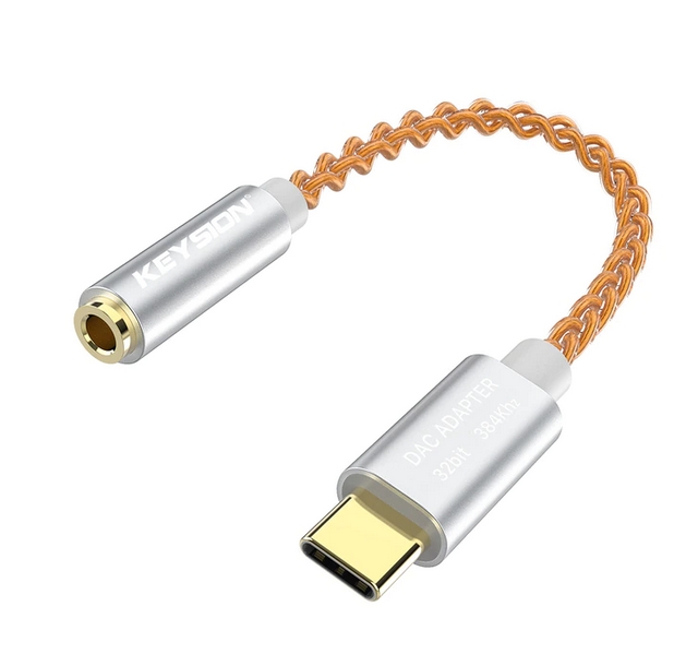 Усилитель звука для наушников ЦАП Type C до AUX Audio Jack 3,5 мм ...