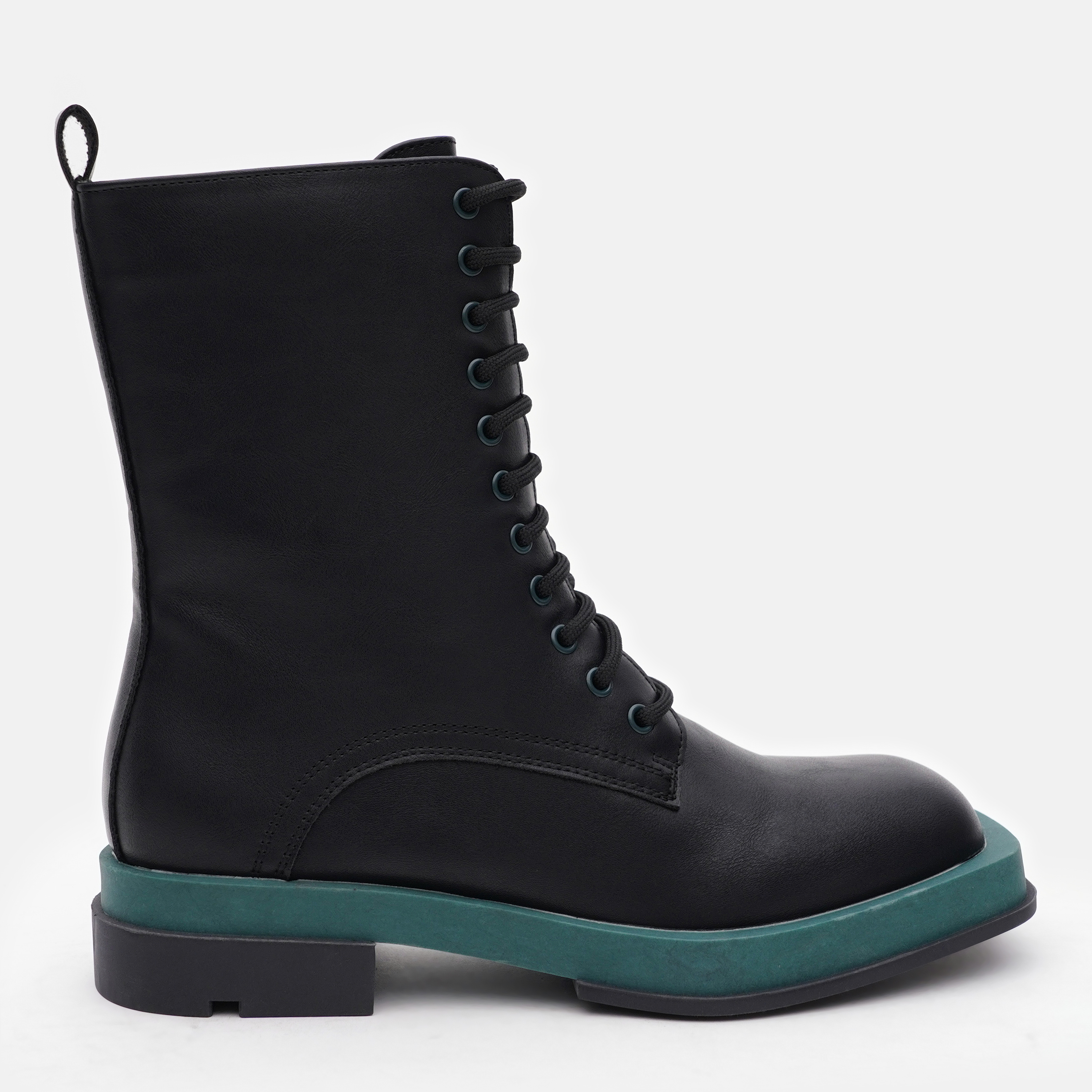 Акція на Жіночі зимові черевики високі Keddo 818150/01-06E 36 23 см Чорні із зеленим від Rozetka