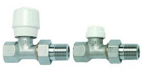 

Комплект радиаторных кранов RBM Jet-line прямой 1/2" с ручной регулировкой