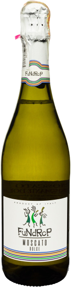 Вино игристое Fundrop Moscato Vino Spumante Dolce белое сладкое 9.5% 0. ...