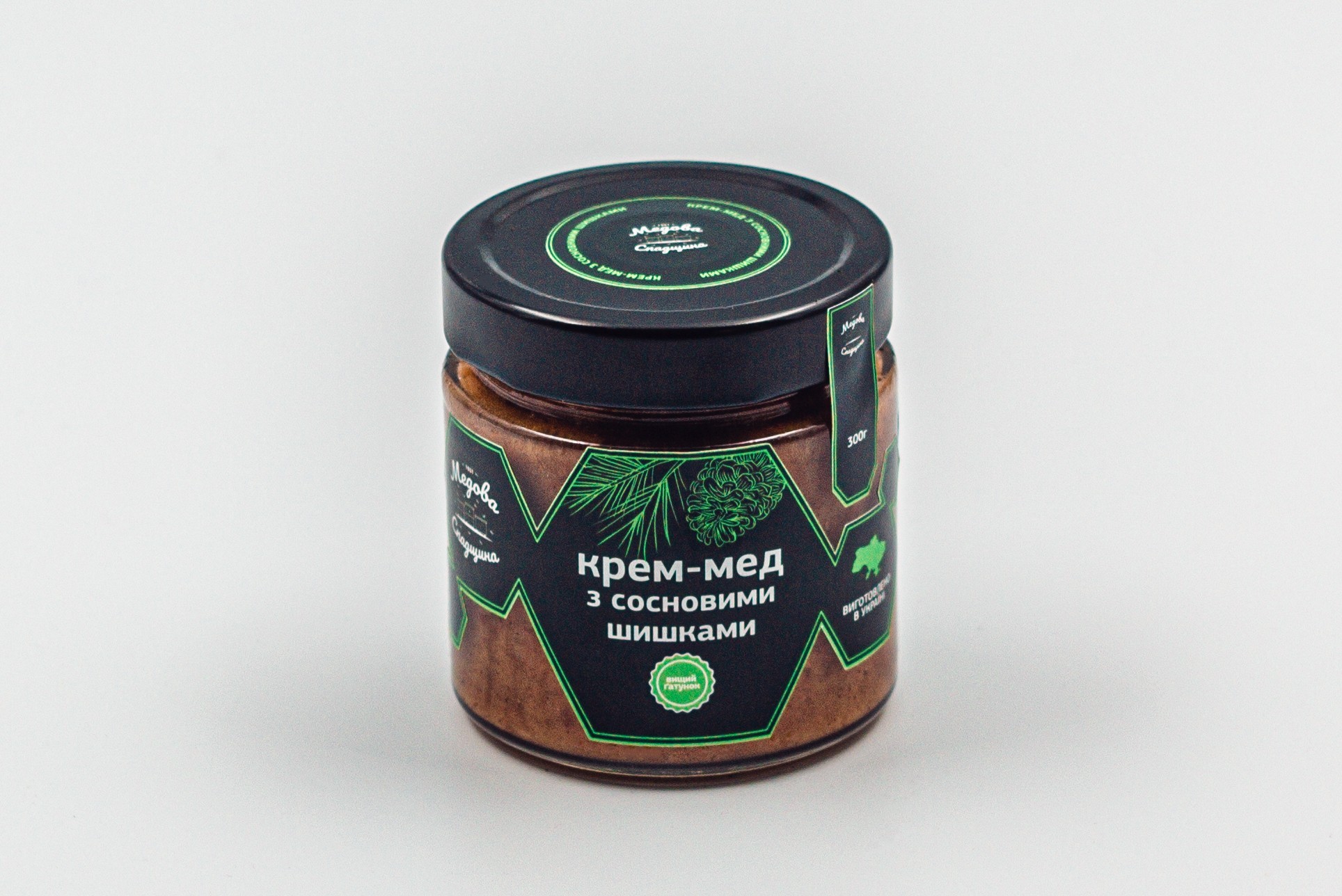 Мед Медова Спадщина Крем-мед з Сосновою Шишкою 300 г – ROZETKA | Купить ...