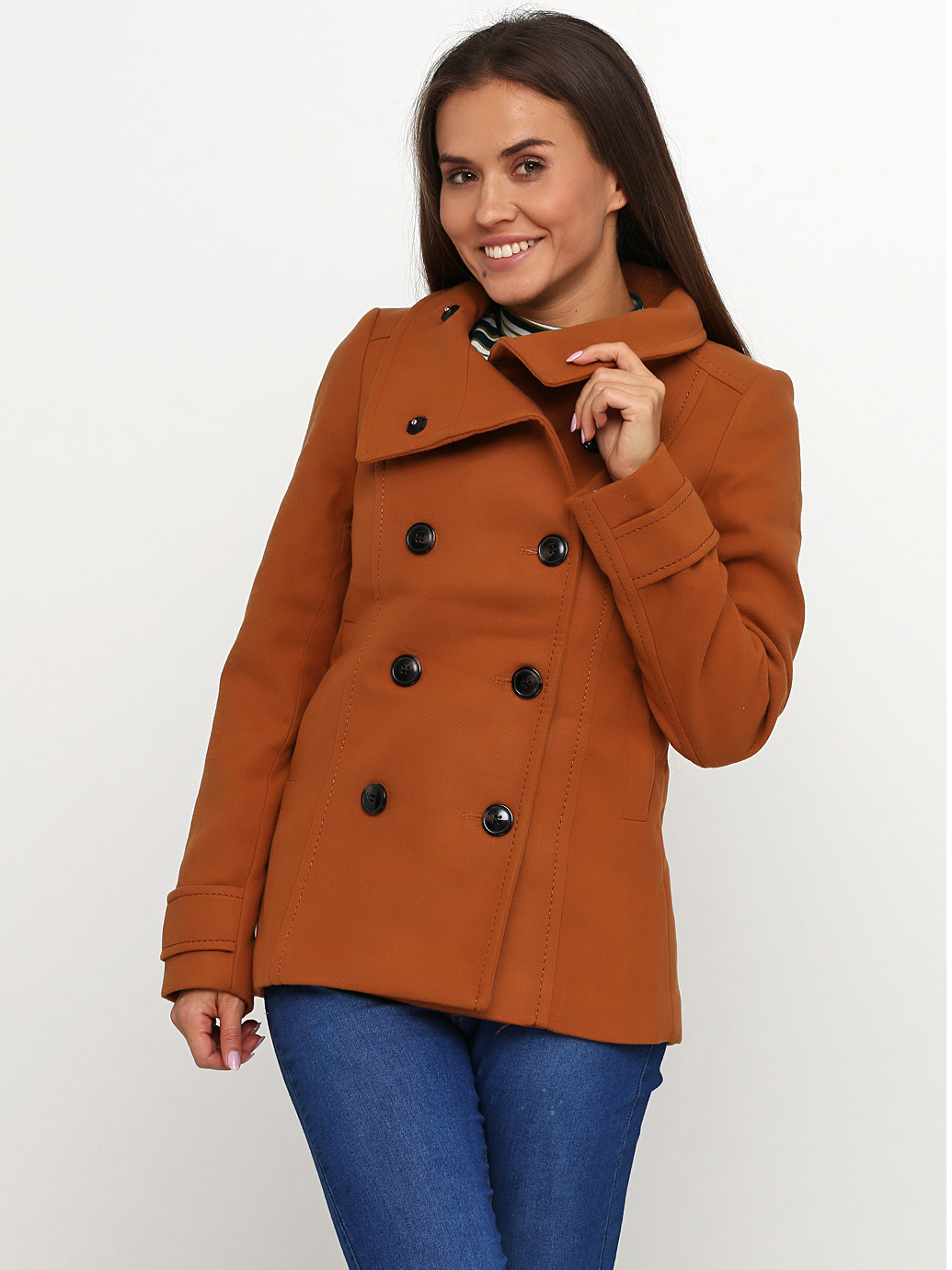 

Пальто H&M 2F3901624 34 Коричневое