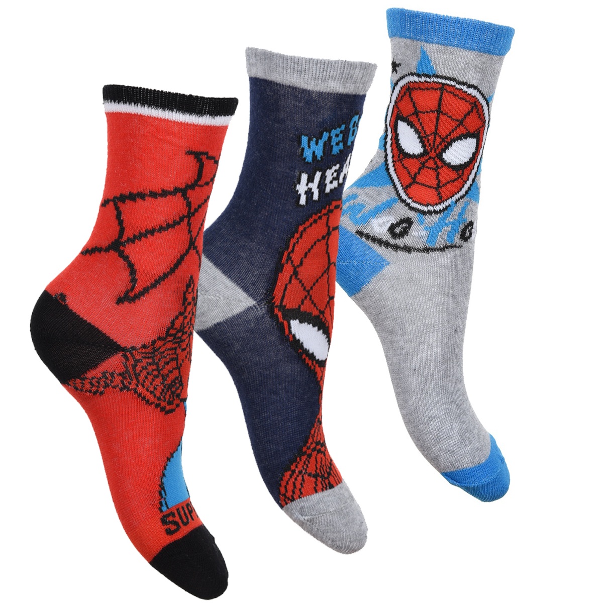 

Носки 3 пары Disney Spider Man (Человек Паук) 023-026 р. Разноцвет TH06231