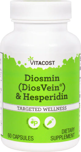 Диосмин и гесперидин, Vitacost, Diosmin & Hesperidin, 60 капсул ...