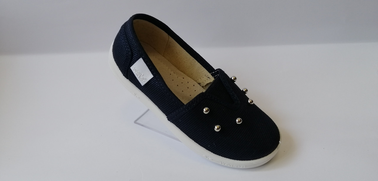 

Слипоны для девочки Waldi 321-757 синие р.30-19 см