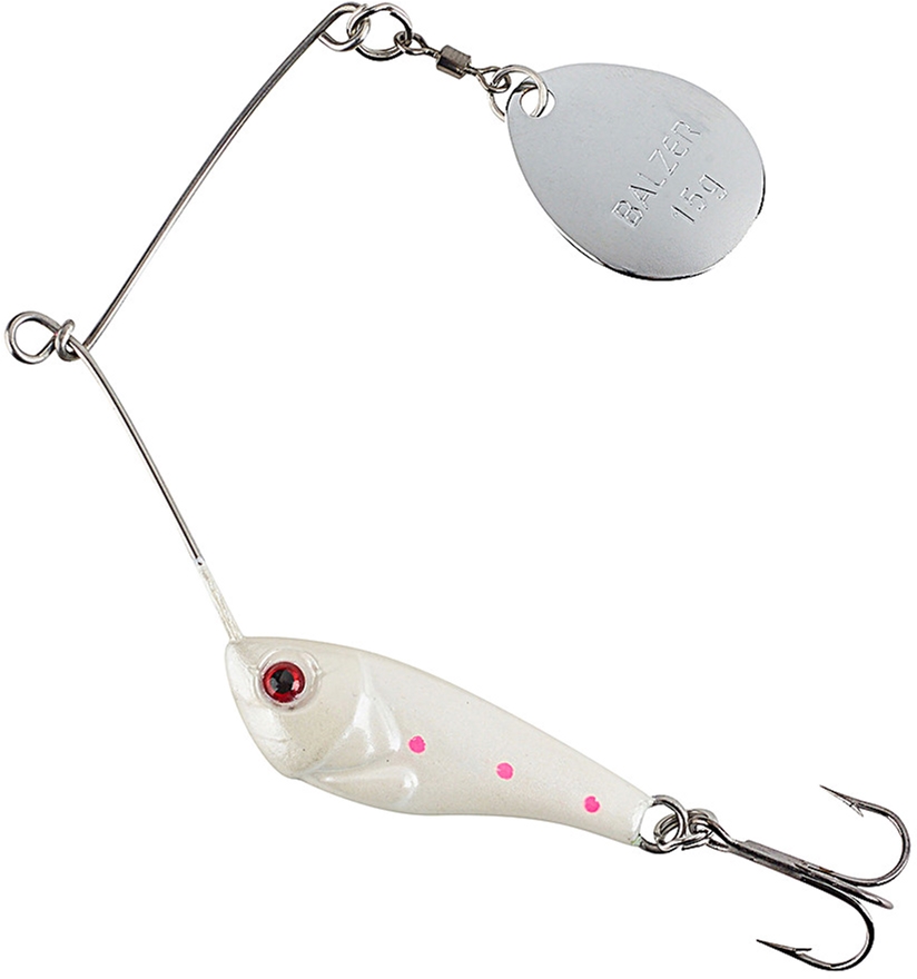 

Cпиннербейт Balzer Colonel Micro Spinner Bait 15 г White-Pink (13335 127)