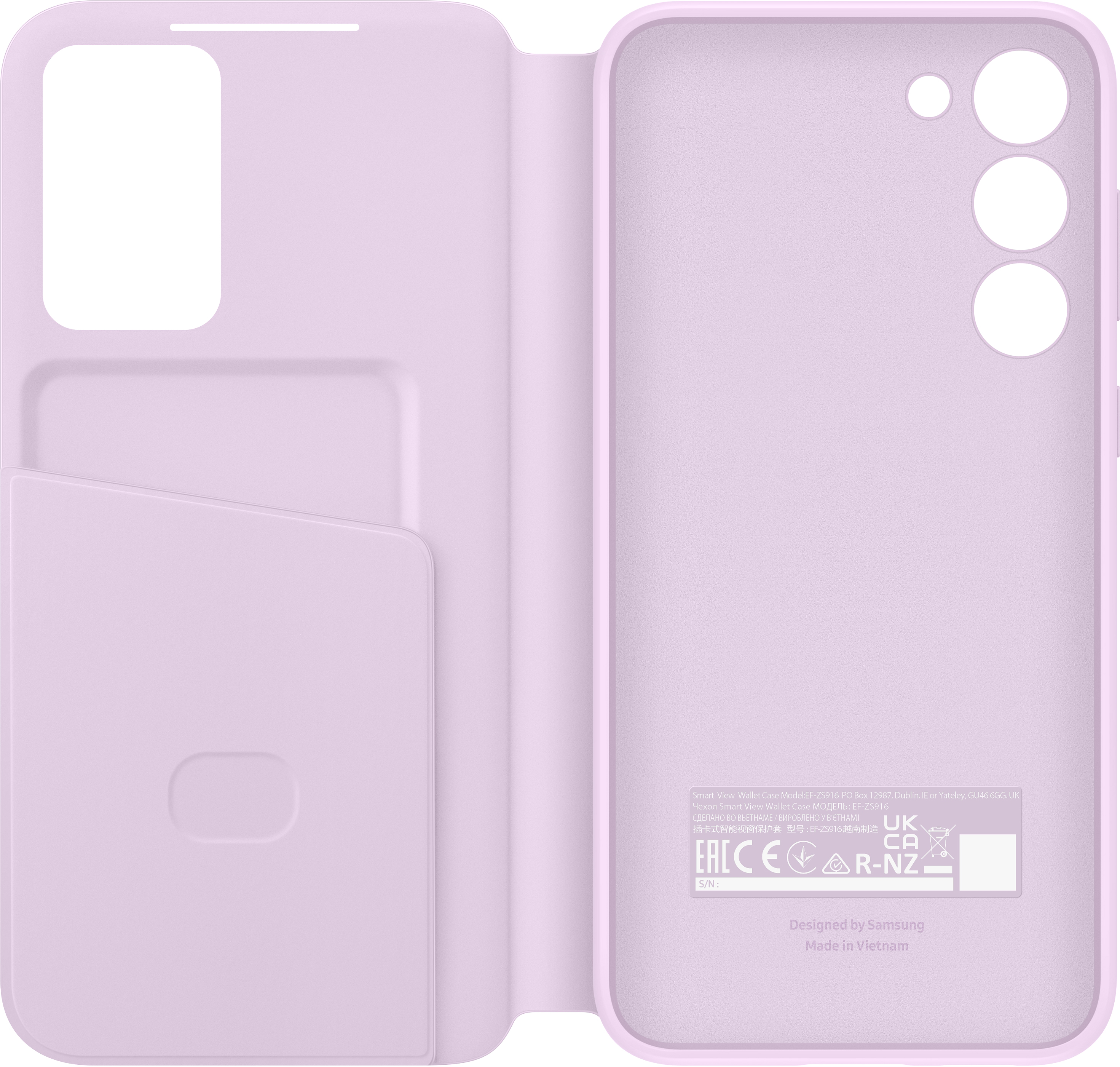 Чехол-книжка Samsung Smart View Wallet Cover для Galaxy S23 Plus Lilac  (EF-ZS916CVEGRU) – фото, отзывы, характеристики в интернет-магазине ROZETKA  | Купить в Украине: Киеве, Харькове, Днепре, Одессе, Запорожье, Львове