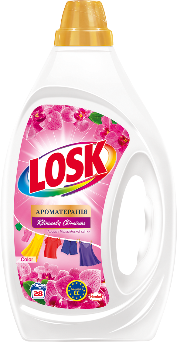 Гель для стирки Losk Колор Ароматерапия Эфирные масла и аромат ...