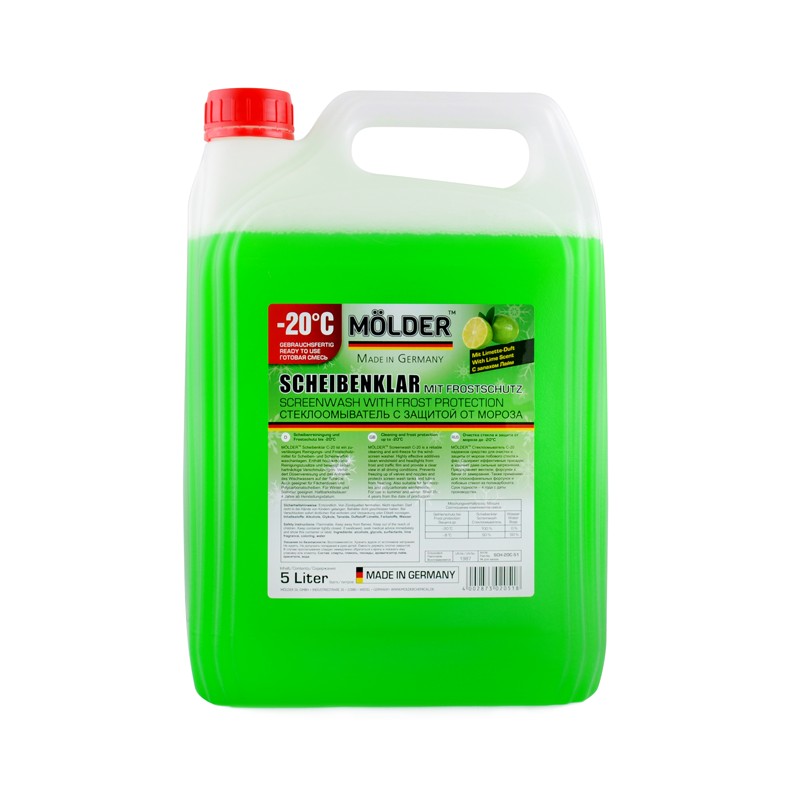 Омыватель стекла зимний MOLDER Lemon Лимон -20°C SCH-20C-51 – низкие ...