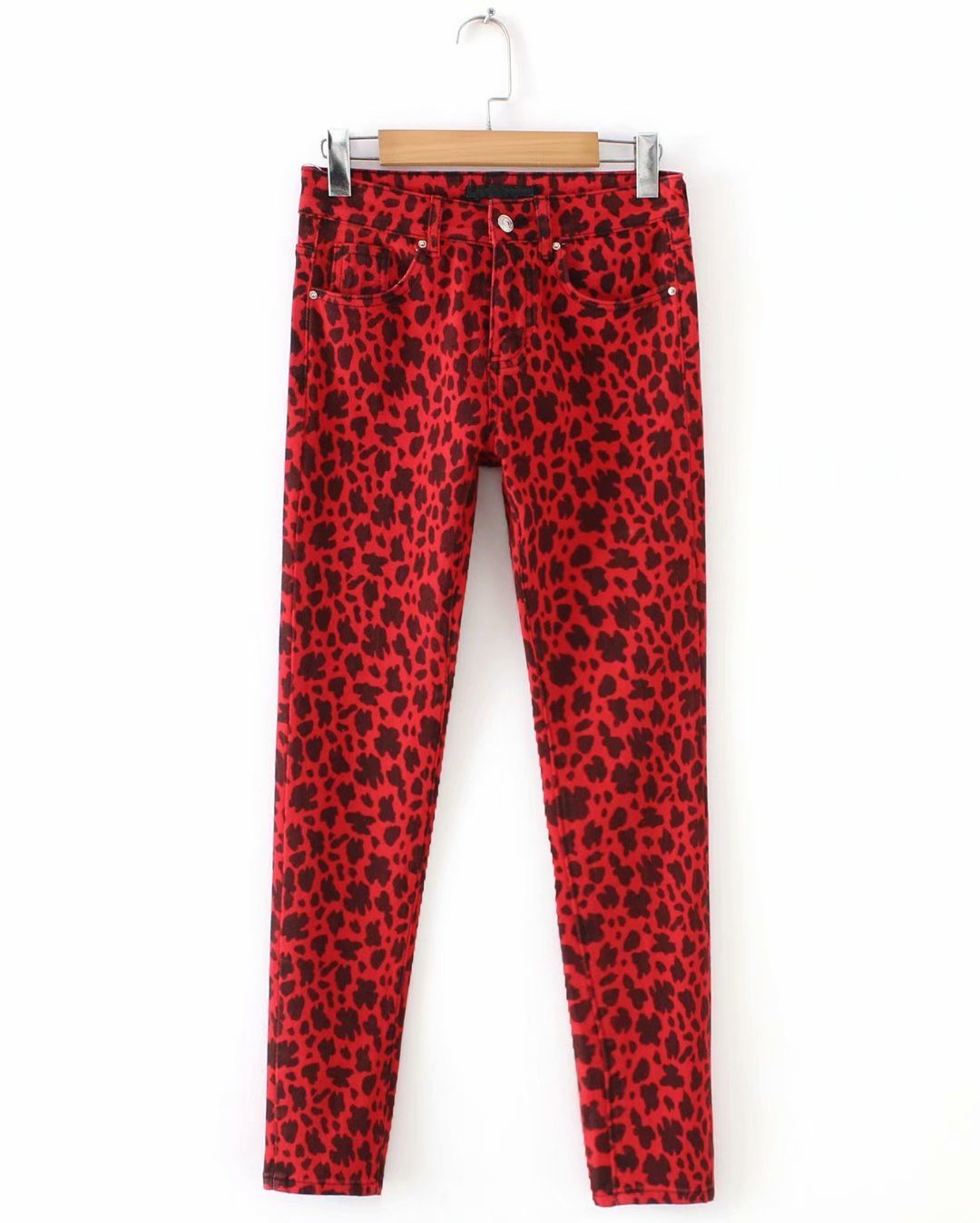 

Джинсы женские skinny из стрейчевого денима Red Berni Fashion (S) Красный