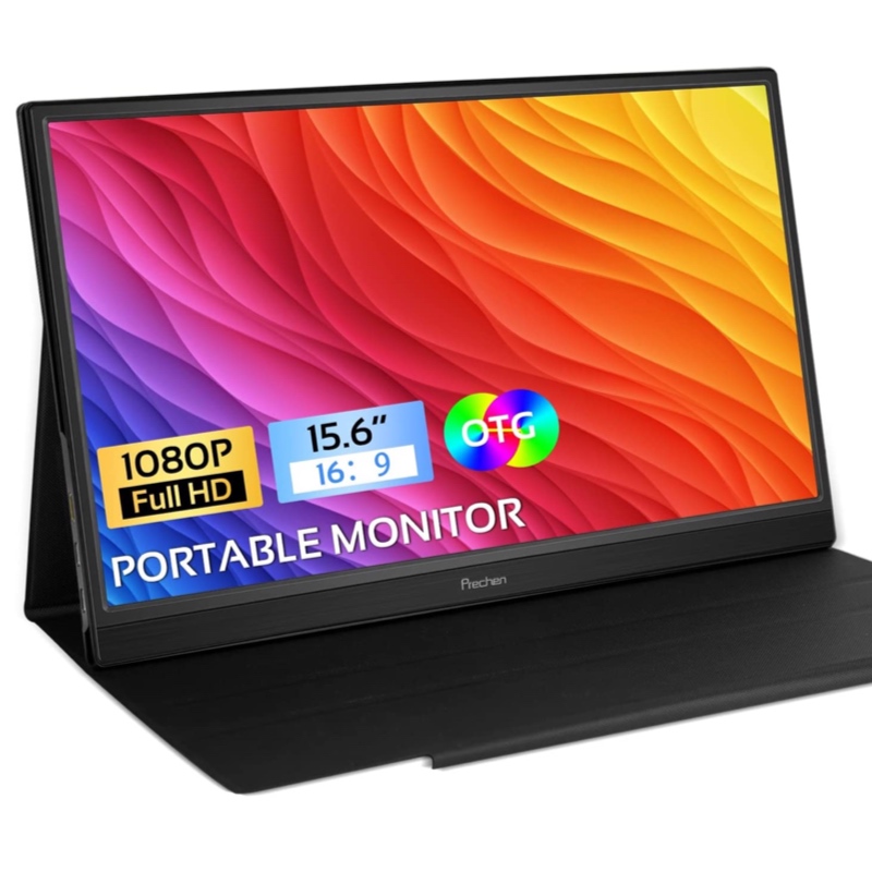 Портативный монитор Prechen 15.6" FHD 1080P с USB-C для ноутбука ...