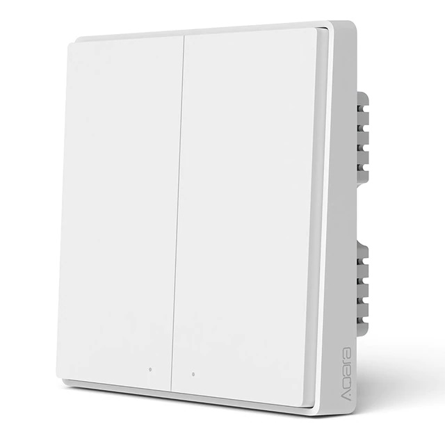

Умный выключатель Aqara Smart Light Switch ZigBee Version 2 кнопки N Белый