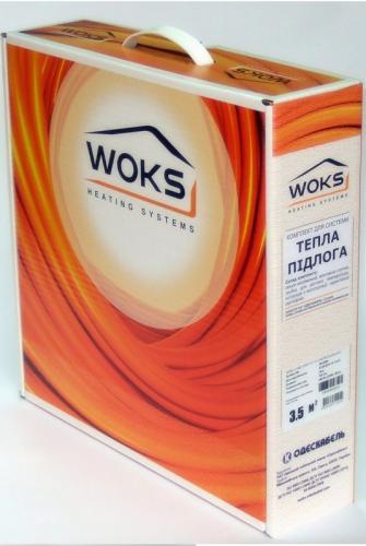 

Электрический теплый пол тонкий кабель Woks-10 500 Вт 53м (двухжильный)
