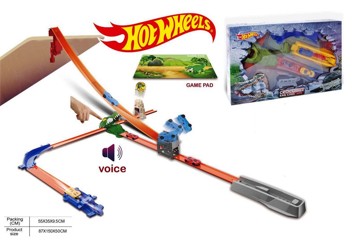 

Трек Baby Tilly S65-26 Hot Wheels крокодил с машинками