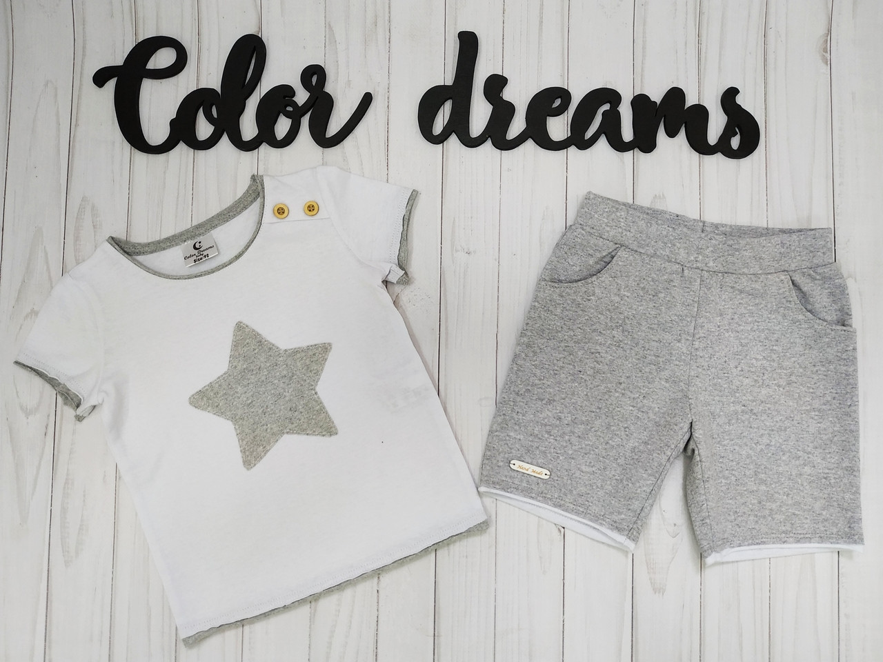 

Костюм Color Dreams 11214/98 98 Серо-белый