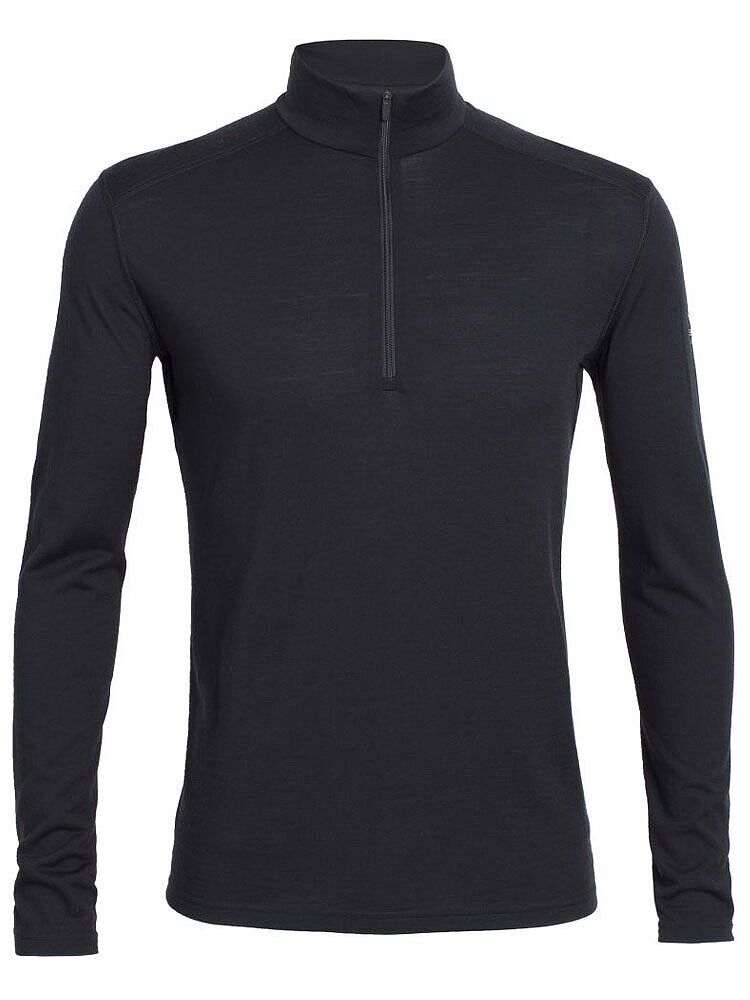 

Термофутболка мужская Icebreaker 200 Oasis Long Sleeve Half Zip Black S (100 477 001 S)
