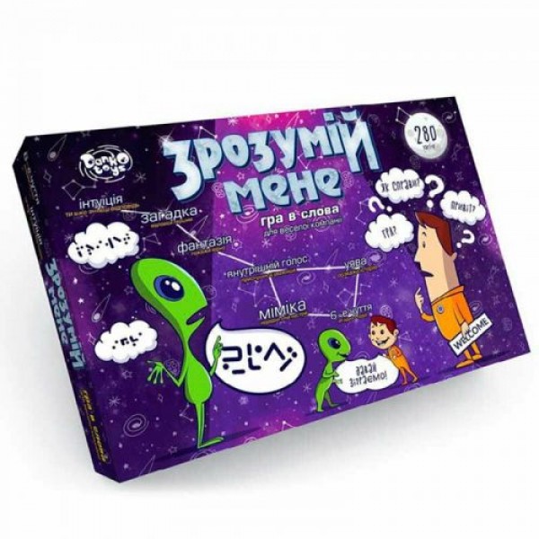 

Большая настольная игра "Пойми меня (Зрозумій мене)" (укр) DTG18u