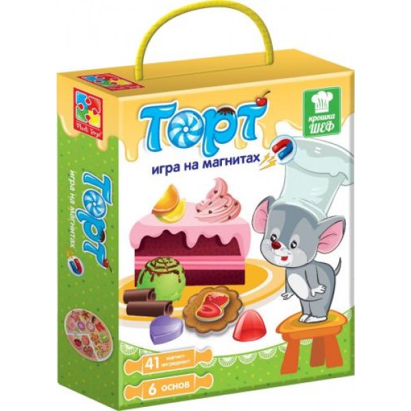 

Игра магнитная "Торт" (рус) VT3004-07