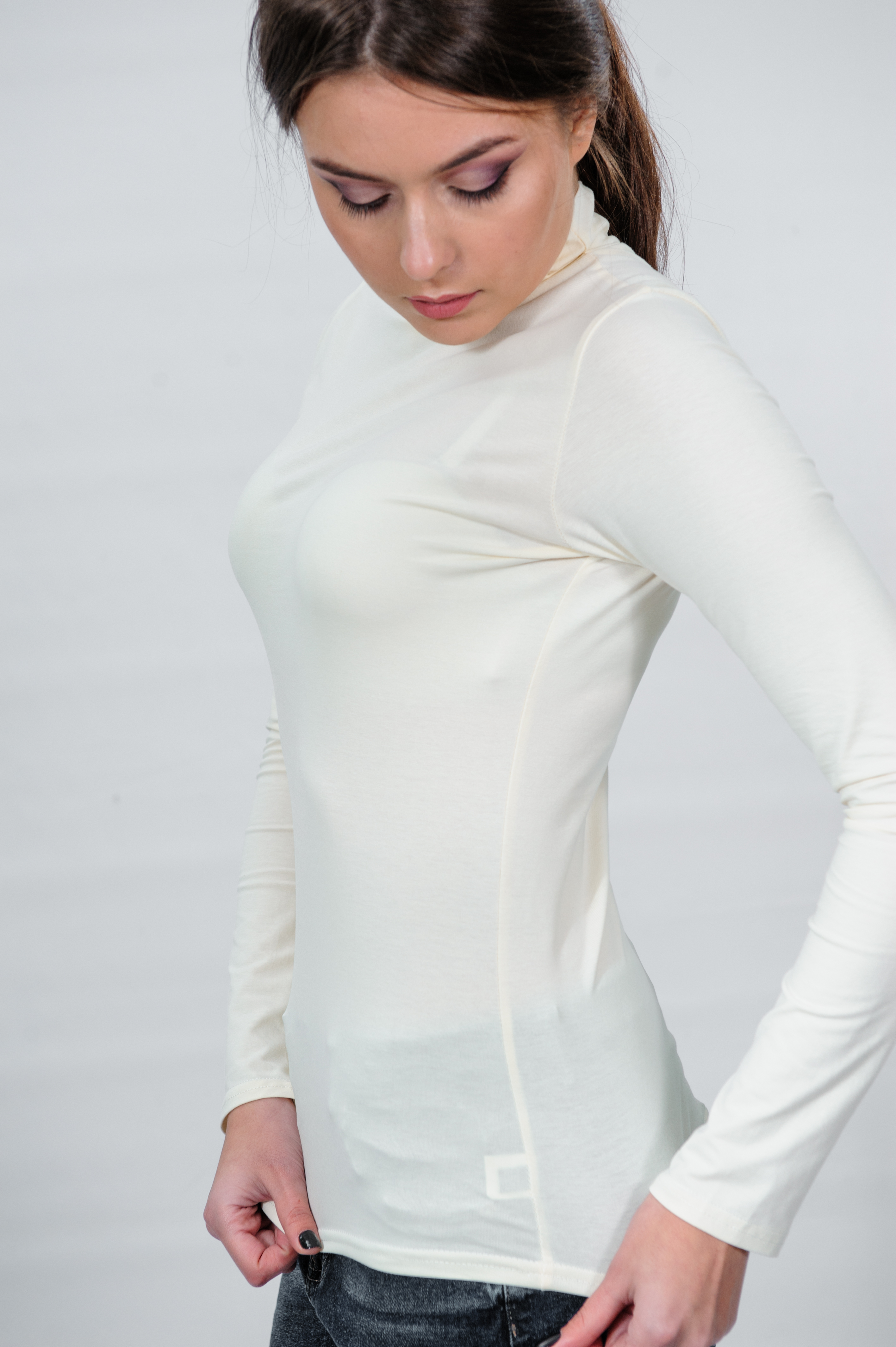

Гольф Wear me гольф - водолазка женская базовая XL Белый 2w/44/12