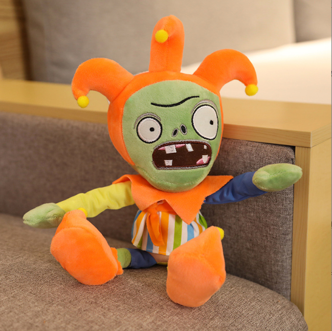 Мягкая игрушка Planeta zombie Зомби шут Растения против зомби 30 см ...