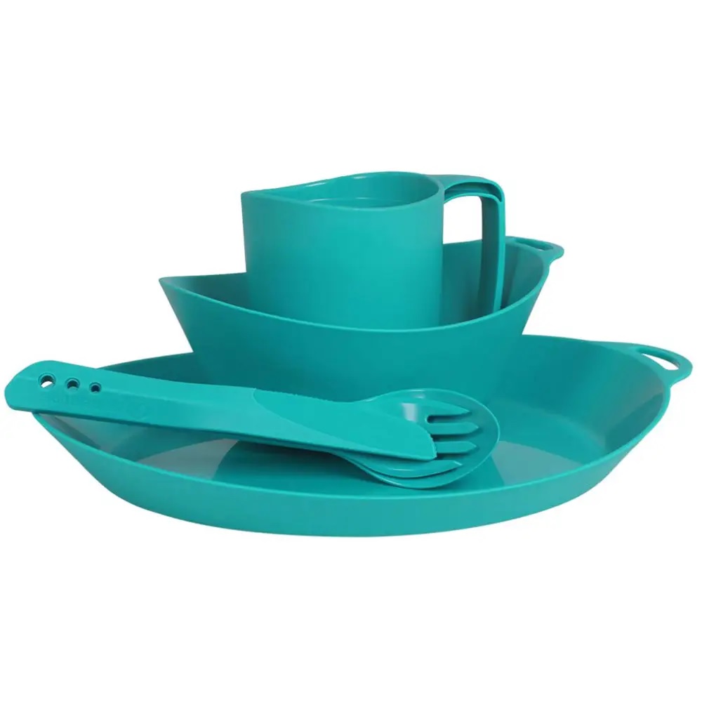 Набор посуды Lifeventure Ellipse Camping Tableware Set Бірюзовий фото