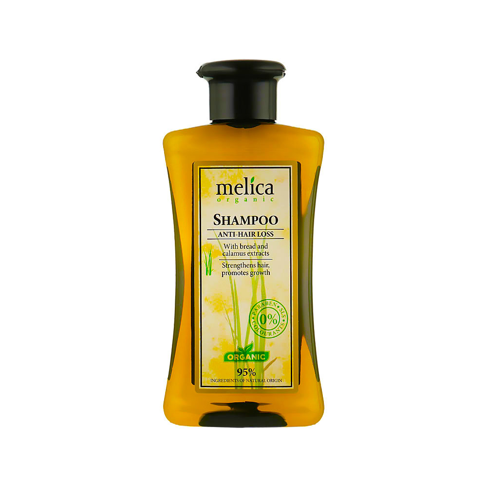 Шампунь против выпадения волос с ржаным солодом Melica Organic 300 мл ...
