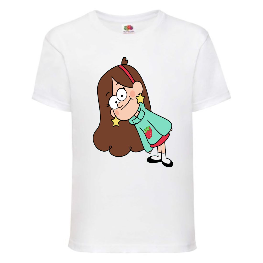 

Футболка детская Гравити Фолз Мэйбл (Gravity Falls Maybl) белая (GF wh-003) 140 см